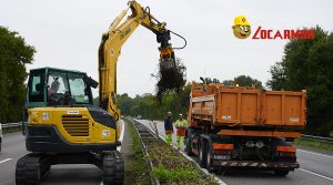 Pince de tri en action avec Jean François Canevet